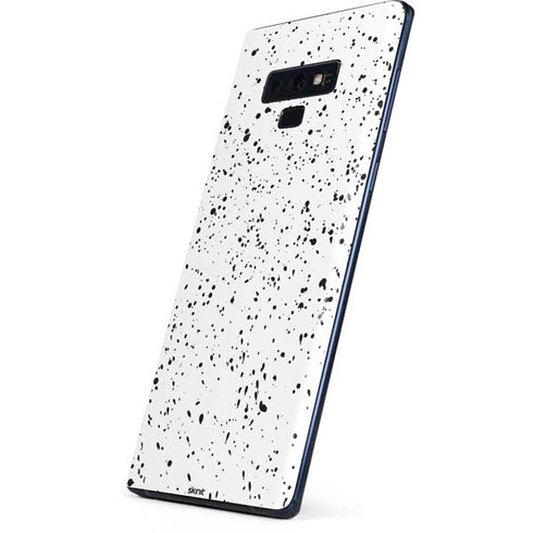White Speckle Galaxy Note 9 Skin