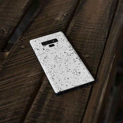 White Speckle Galaxy Note 9 Skin