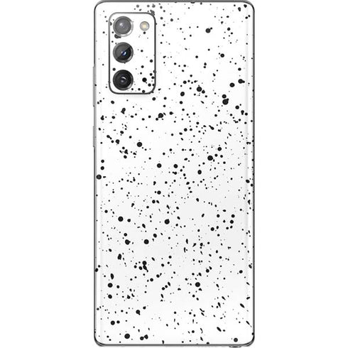 White Speckle Galaxy Note20 5G Skin