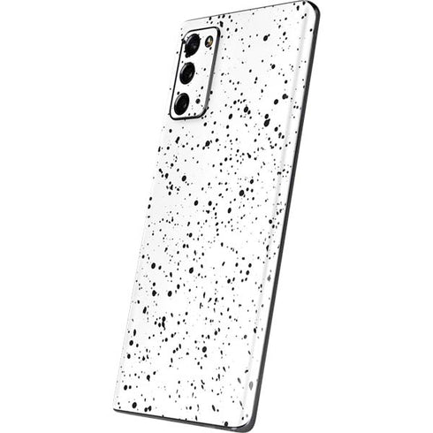 White Speckle Galaxy Note20 5G Skin