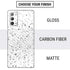 White Speckle Galaxy Note20 5G Skin