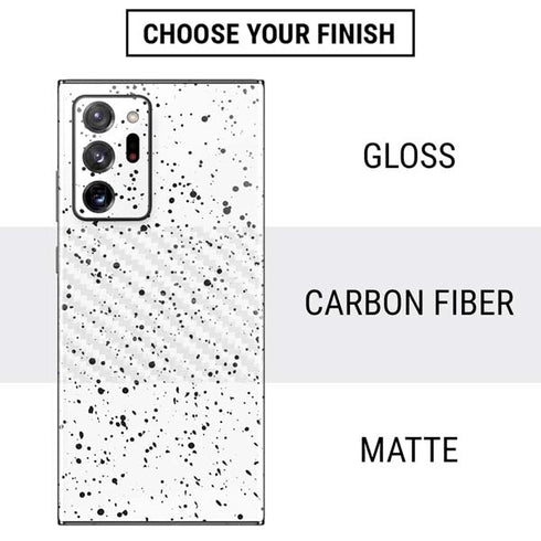 White Speckle Galaxy Note20 Ultra 5G Skin