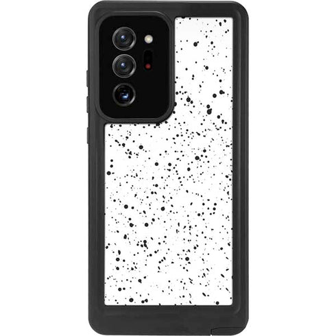 White Speckle Galaxy Note20 Ultra 5G Waterproof Case