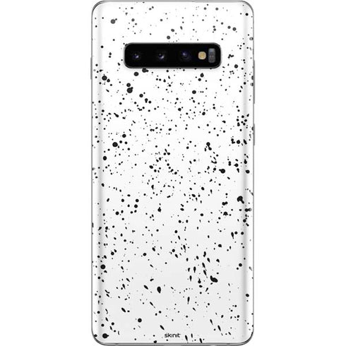 White Speckle Galaxy S10 Plus Skin
