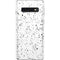 White Speckle Galaxy S10 Skin