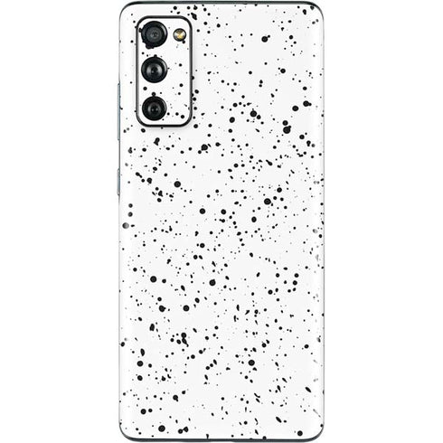 White Speckle Galaxy S20 Fan Edition Skin