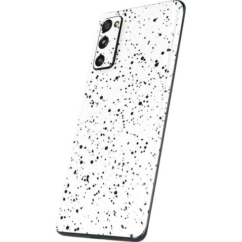 White Speckle Galaxy S20 Fan Edition Skin