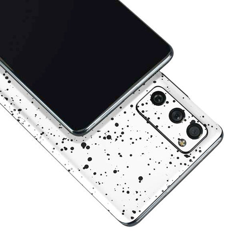 White Speckle Galaxy S20 Fan Edition Skin