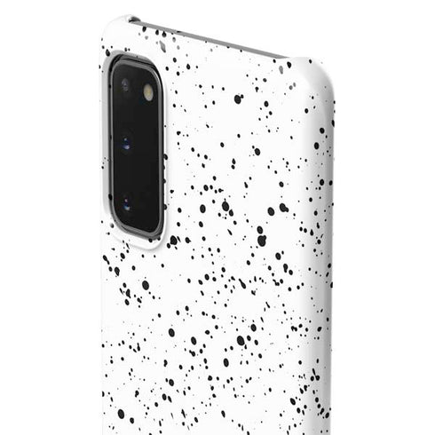 White Speckle Galaxy S20 Lite Case