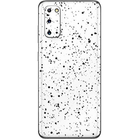 White Speckle Galaxy S20 Skin