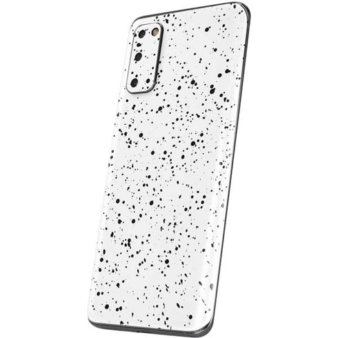 White Speckle Galaxy S20 Skin