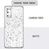 White Speckle Galaxy S20 Skin