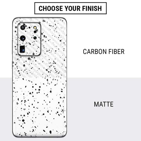 White Speckle Galaxy S20 Ultra 5G Skin
