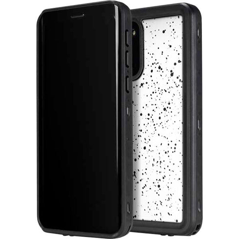 White Speckle Galaxy S20 Waterproof Case