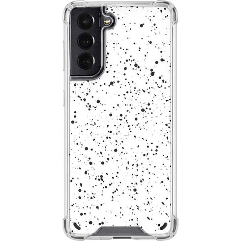 White Speckle Galaxy S21 5G Clear Case