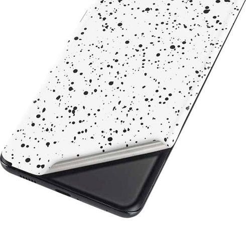 White Speckle Galaxy S21 5G Skin