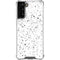 White Speckle Galaxy S21 FE Clear Case