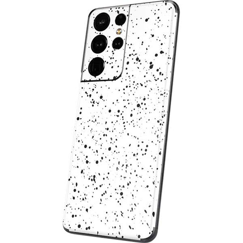 White Speckle Galaxy S21 Ultra 5G Skin