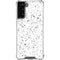 White Speckle Galaxy S22 Plus Clear Case