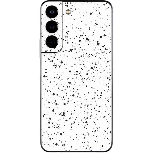 White Speckle Galaxy S22 Skin