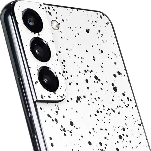 White Speckle Galaxy S22 Skin
