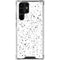 White Speckle Galaxy S22 Ultra Clear Case