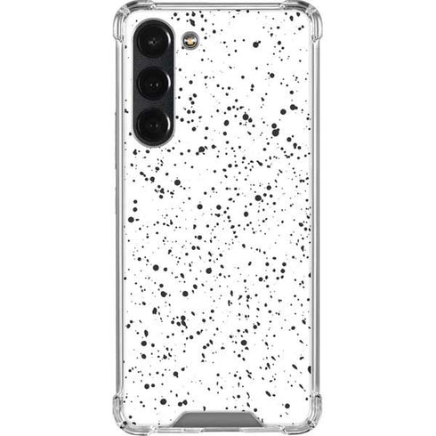 White Speckle Galaxy S23 Plus Clear Case