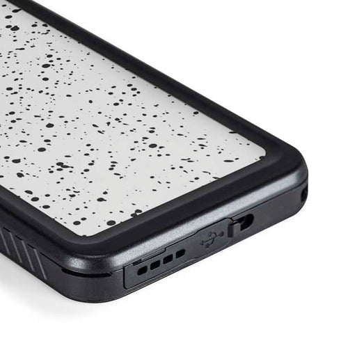 White Speckle Galaxy S23 Plus Waterproof Case