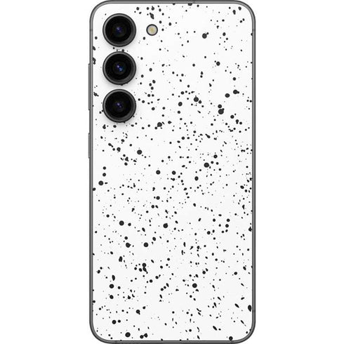 White Speckle Galaxy S23 Skin