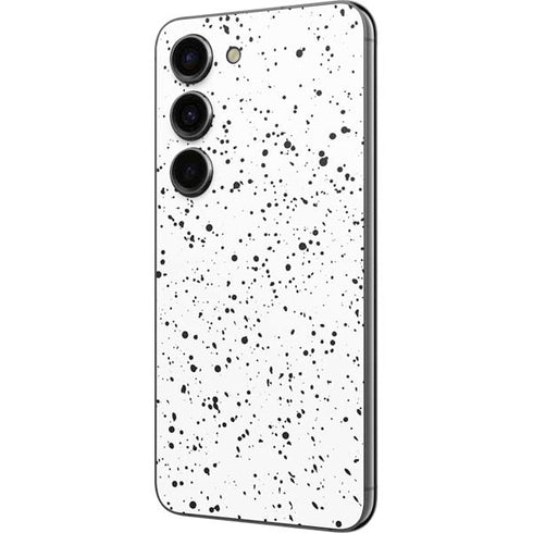 White Speckle Galaxy S23 Skin