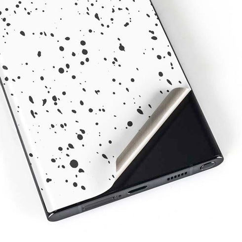 White Speckle Galaxy S23 Ultra Skin