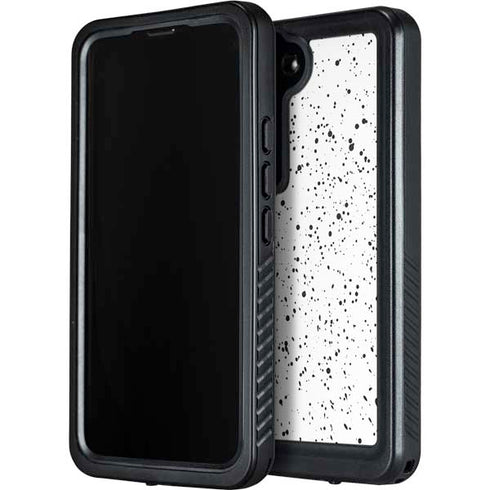 White Speckle Galaxy S23 Waterproof Case