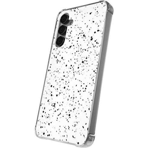 White Speckle Galaxy S24 Plus Clear Case