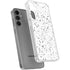White Speckle Galaxy S24 Plus Clear Case