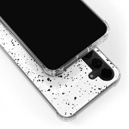 White Speckle Galaxy S24 Plus Clear Case