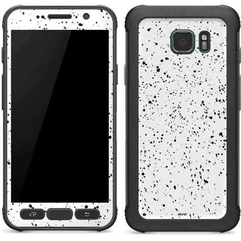 White Speckle Galaxy S7 Active Skin