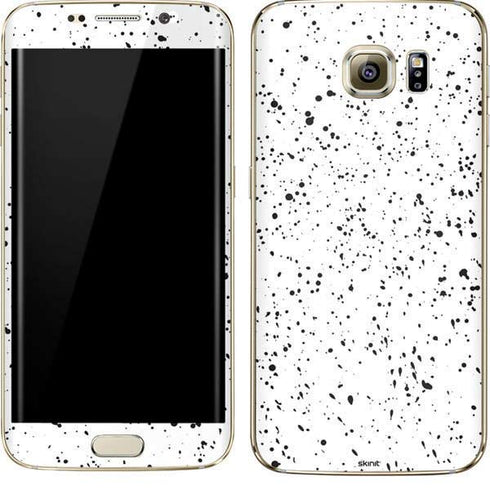 White Speckle Galaxy S7 Edge Skin