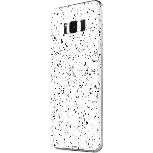 White Speckle Galaxy S8 Skin