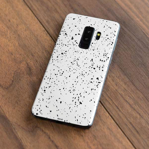 White Speckle Galaxy S9 Plus Skin