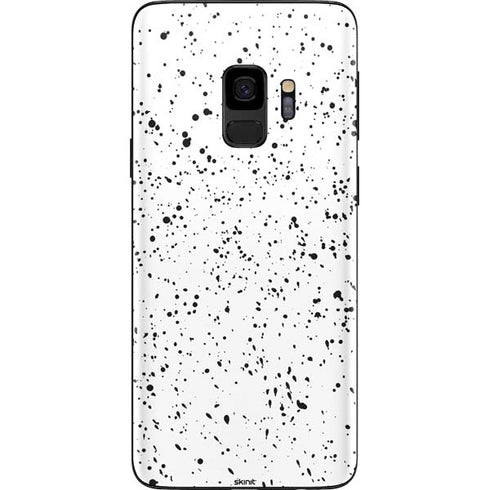 White Speckle Galaxy S9 Skin