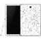 White Speckle Samsung Galaxy Tab Skin