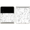 White Speckle Galaxy Z Flip3 5G Skin