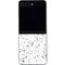 White Speckle Galaxy Z Flip5 5G Skin