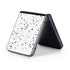 White Speckle Galaxy Z Flip5 5G Skin