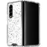 White Speckle Galaxy Z Fold4 5G Clear Case
