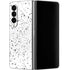 White Speckle Galaxy Z Fold4 5G Skin