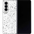 White Speckle Galaxy Z Fold4 5G Skin