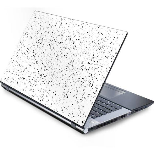 White Speckle Generic Laptop Skin