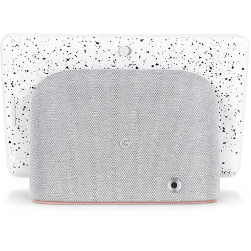 White Speckle Google Home Hub Skin