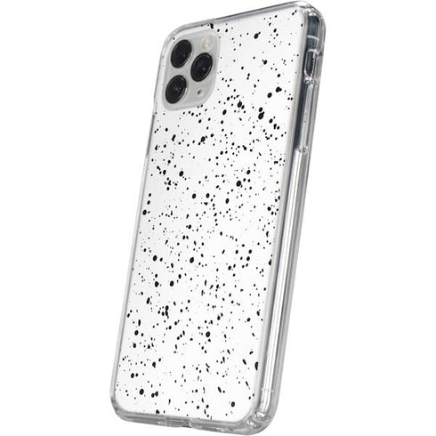 White Speckle iPhone 11 Pro Clear Case